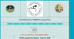 Desktop Screenshot of continentalwhippetalliance.com